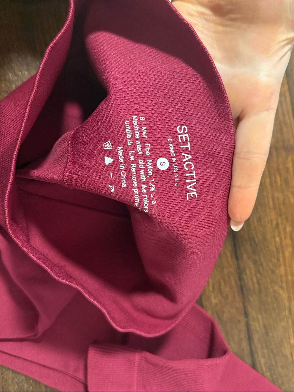 SET Active Sculptflex Leggings in Raspberry - Picture 2 of 3